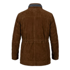 Men’s Brown Suede Shearling Coat | Classic Winter Car Coat