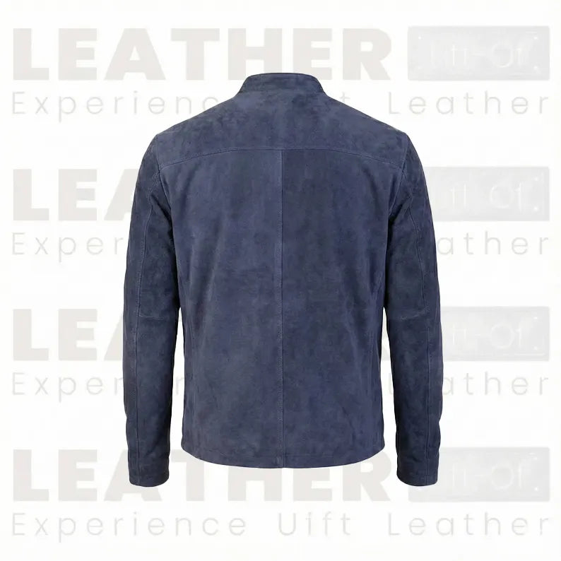 Men’s Navy Blue Quilted Chelsea Jacket – Timeless Country Style