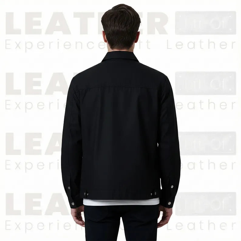 The "Aspen" Shearling Car Coat – Handcrafted Leather in Dark Walnut