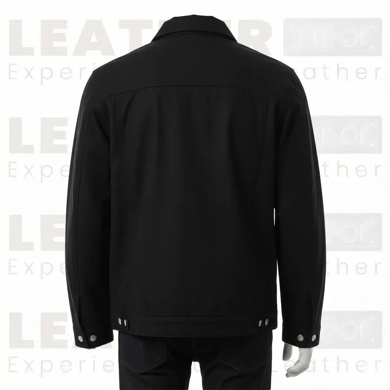 The "Aspen" Shearling Car Coat – Handcrafted Leather in Dark Walnut