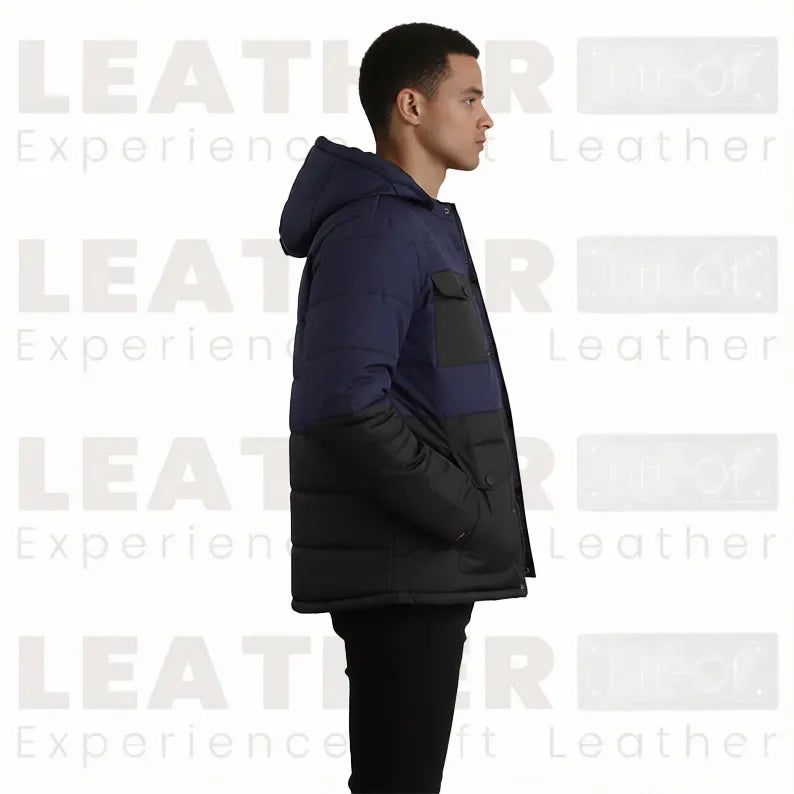 Men’s Black Quilted Chelsea Field Jacket | Sleek Urban Performance