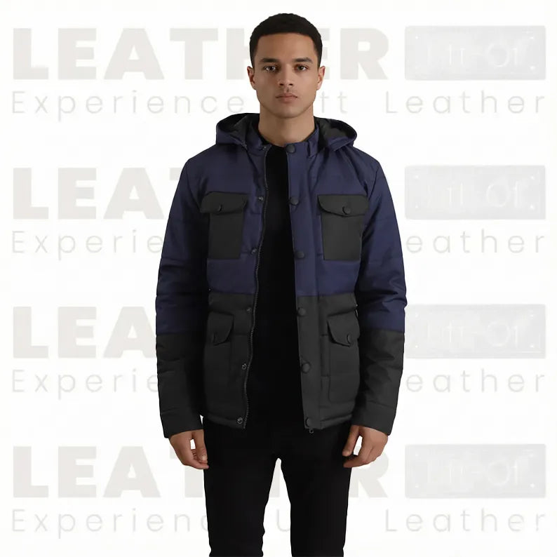 Men’s Black Quilted Chelsea Field Jacket | Sleek Urban Performance