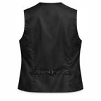 Men's Flowery Inspired Halloween Cosplay Vest | Green Orange Character Costume Waistcoat