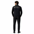 Men’s Black Quilted Leather Vest | Zip-Up Sleeveless Outerwear
