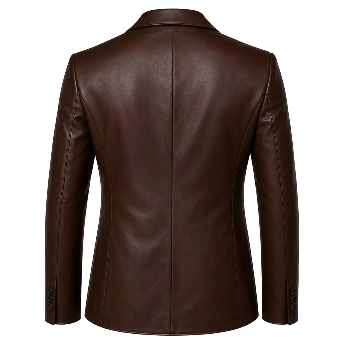 Men’s Quilted Lapel Leather Blazer | Luxury Tailored Dinner Jacket