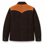 Men’s Two Tone Suede Leather Jacket | Premium Multi Pocket Casual Outerwear
