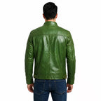 Men’s Vintage Leather Jacket | Hand-Burnished Biker Jacket