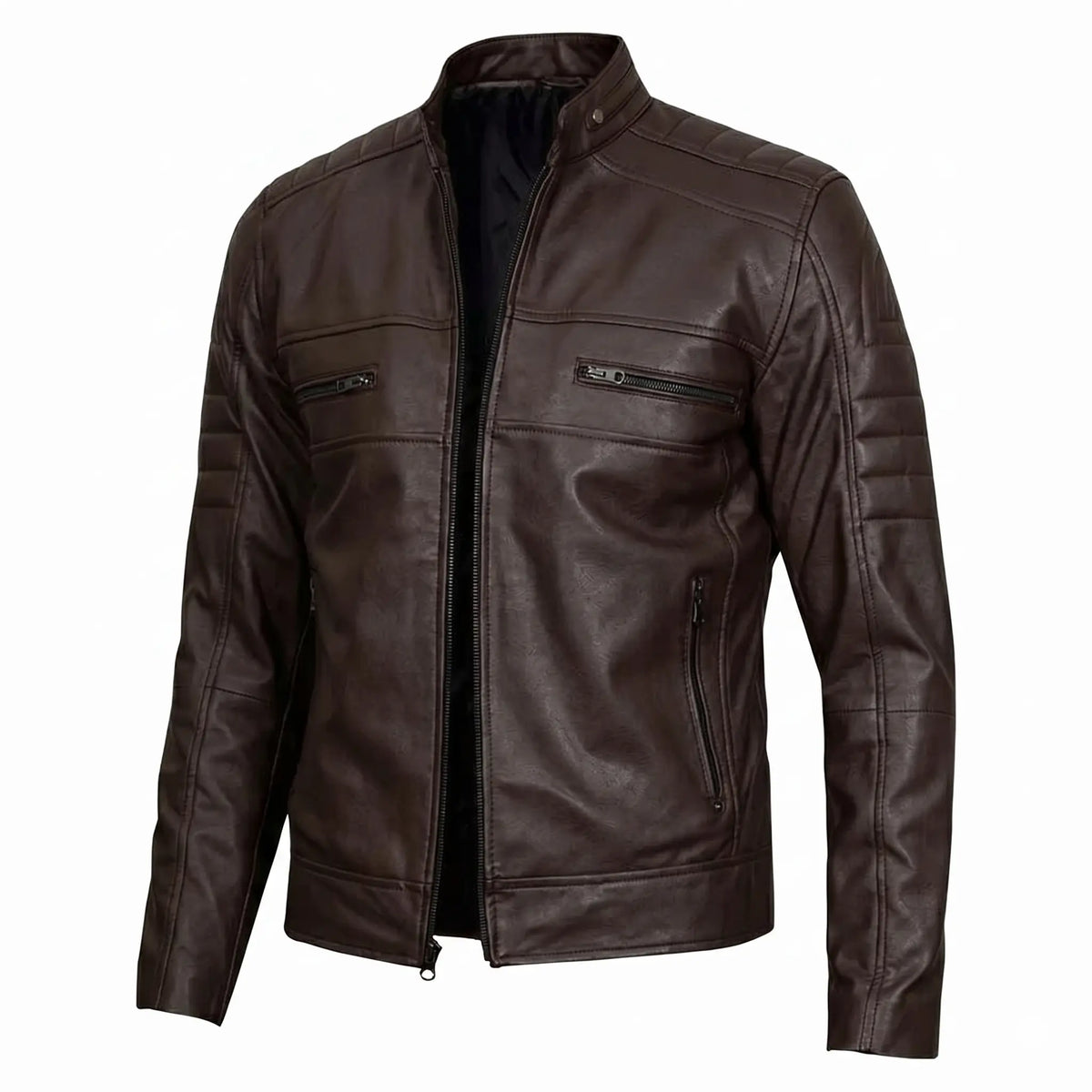 Men’s  Genuine Leather jacket | Cafe Racer style