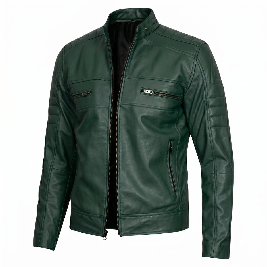 Men’s  Genuine Leather jacket | Cafe Racer style
