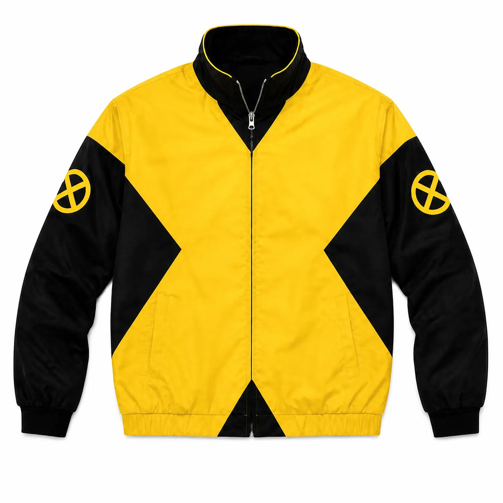 X-Men 97 Costume Color Block Jacket | Marvel Wolverine Inspired Yellow Black Jacket