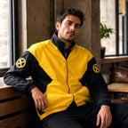 X-Men 97 Costume Color Block Jacket | Marvel Wolverine Inspired Yellow Black Jacket