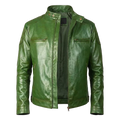 Men’s Vintage Leather Jacket | Hand-Burnished Biker Jacket