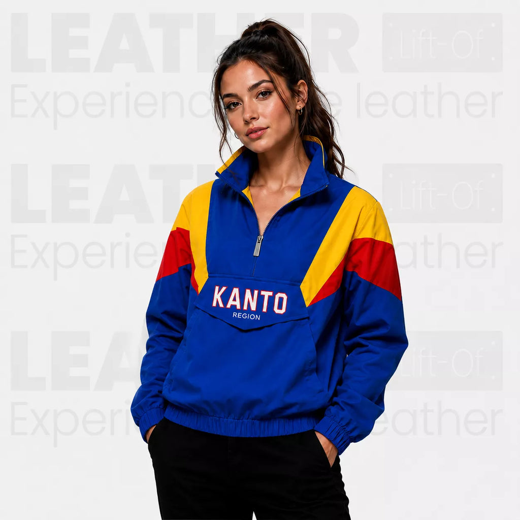 Pokemon Kanto Region Jacket | 30th Anniversary Gamer Gift Retro Streetwear