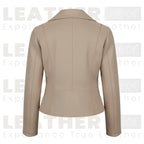 Women’s Suede Moto Jacket | Cropped Zip-Up Coat