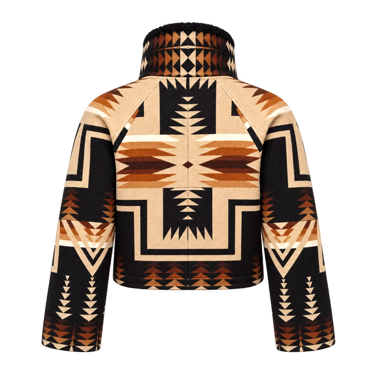 Women’s Beth Dutton Western Aztec shearling collar Jacket
