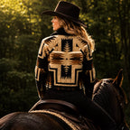 Women’s Beth Dutton Western Aztec shearling collar Jacket