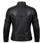 Women's Black Leather Superhero Style Jacket | Matte Finish Biker Jacket
