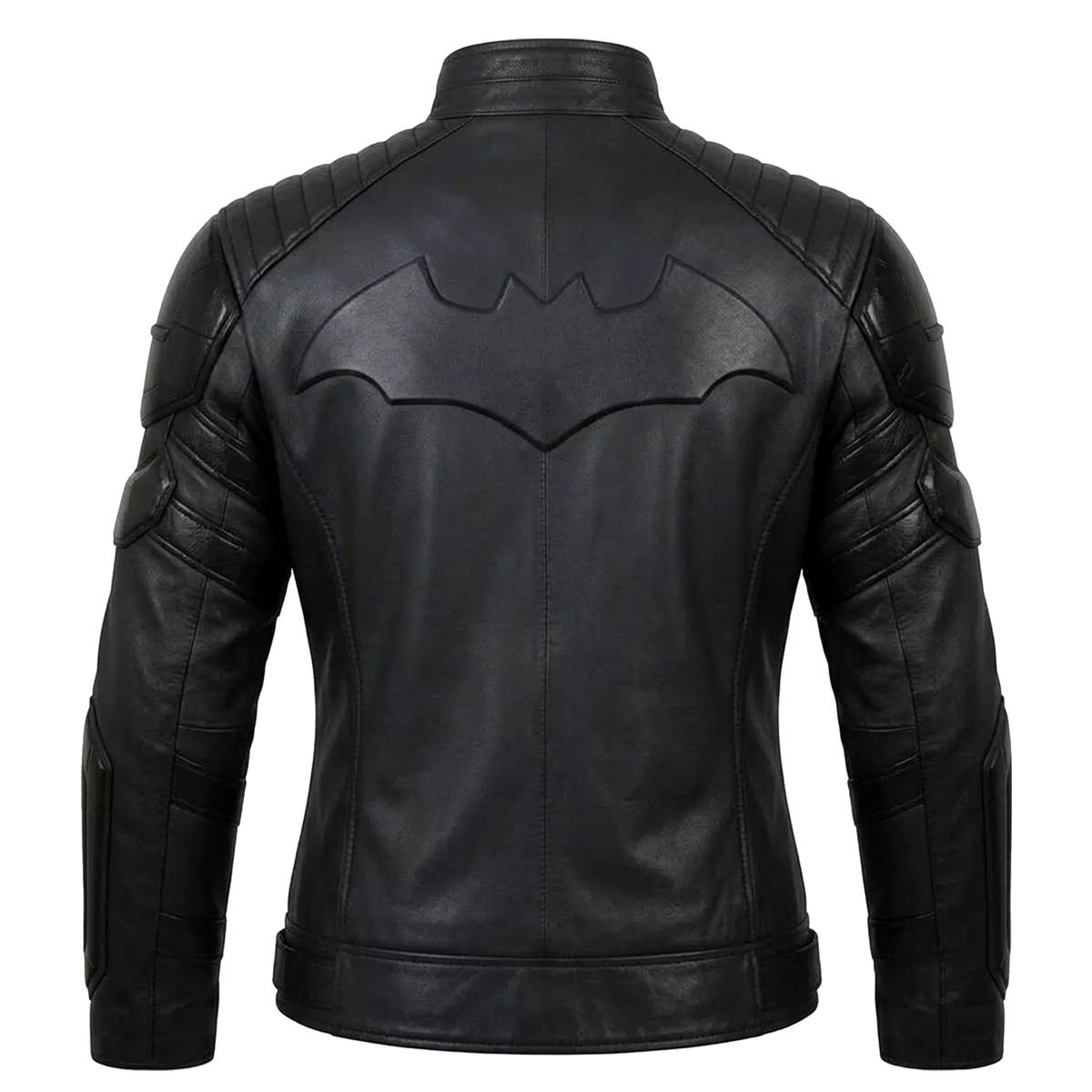 Women's Black Leather Superhero Style Jacket | Matte Finish Biker Jacket