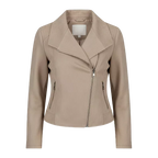 Women’s Suede Moto Jacket | Cropped Zip-Up Coat