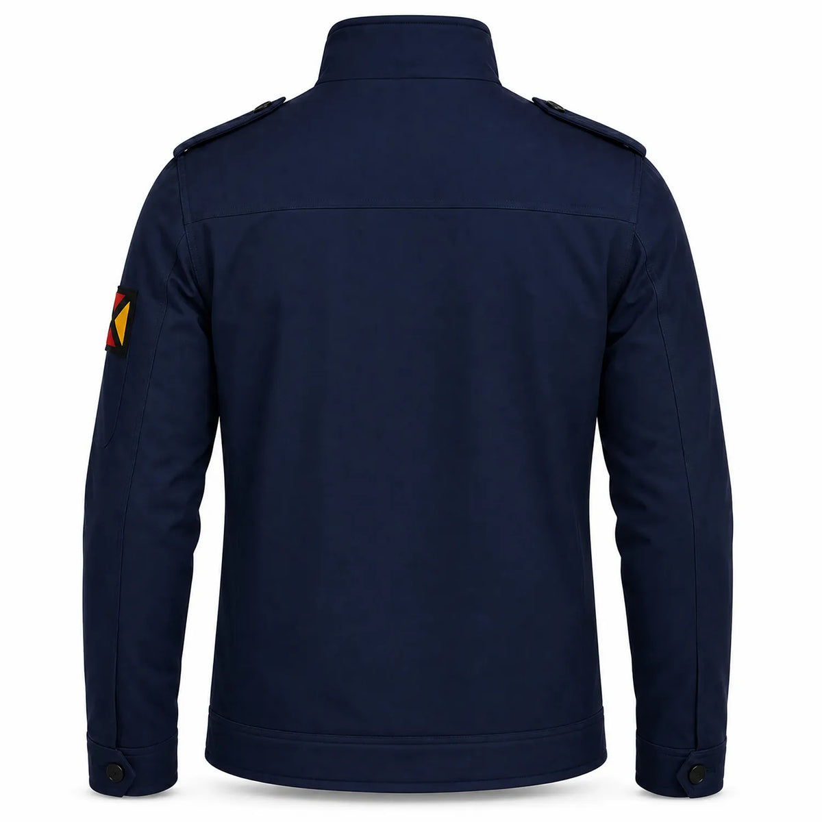 Navy Blue Hero Inspired Tactical Jacket | Premium Leather Style Comic Inspired Outerwear