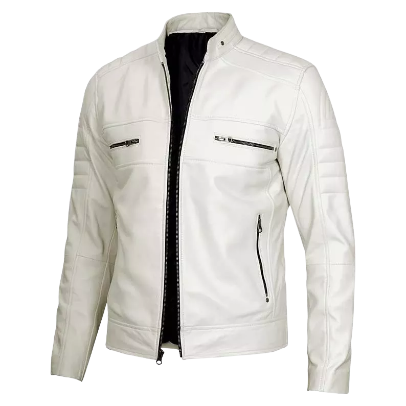 Men’s  Genuine Leather jacket | Cafe Racer style
