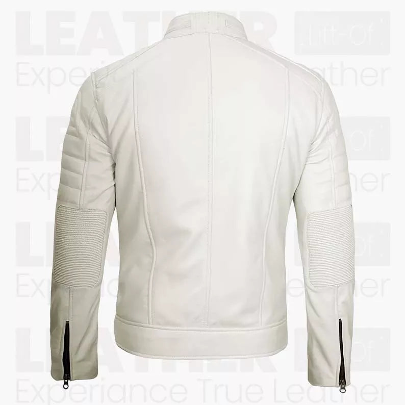 Men’s  Genuine Leather jacket | Cafe Racer style