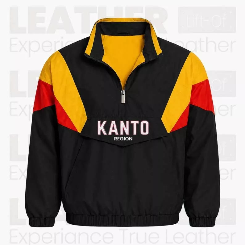Pokemon Kanto Region Jacket | 30th Anniversary Gamer Gift Retro Streetwear