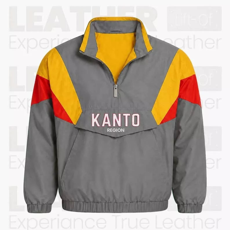 Pokemon Kanto Region Jacket | 30th Anniversary Gamer Gift Retro Streetwear