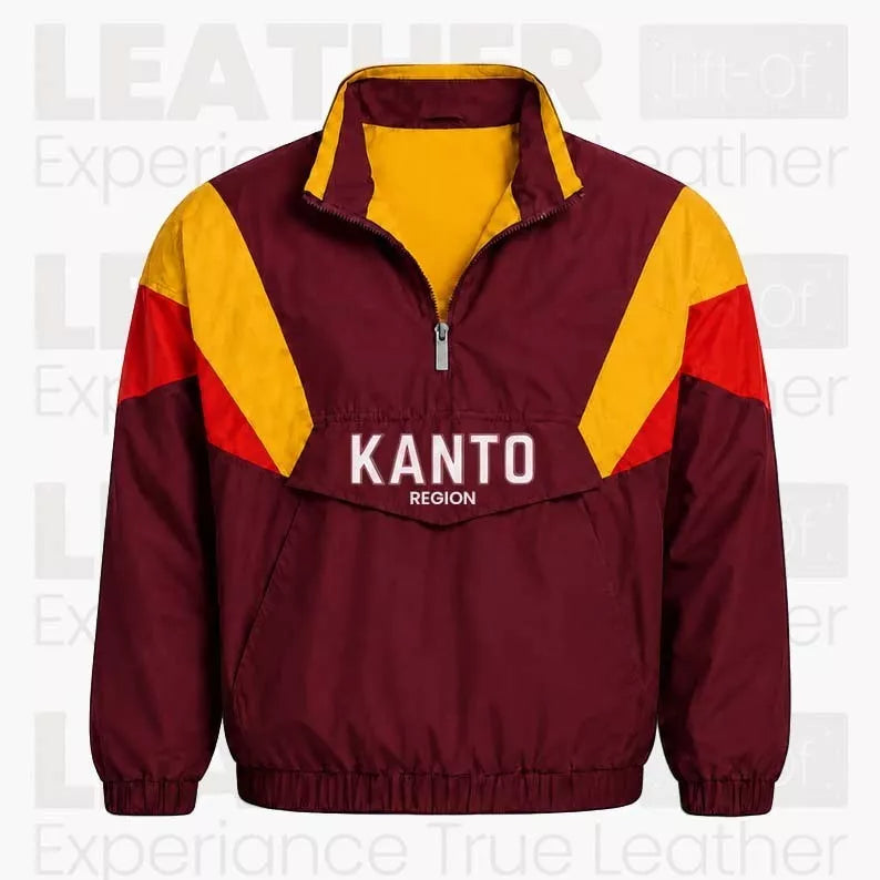 Pokemon Kanto Region Jacket | 30th Anniversary Gamer Gift Retro Streetwear